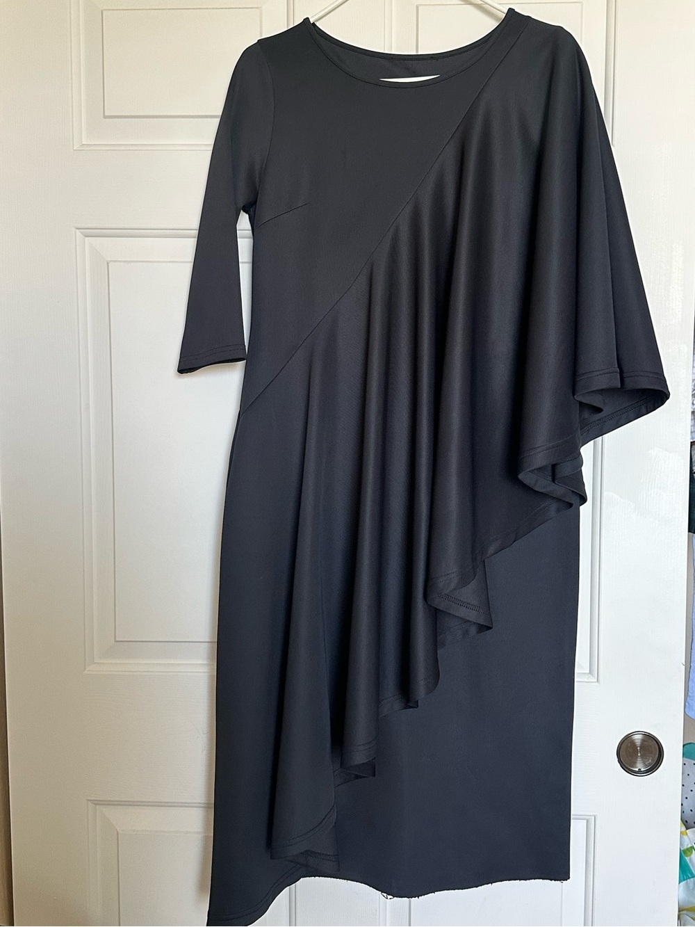 McKenzieJade drape ruffle dress